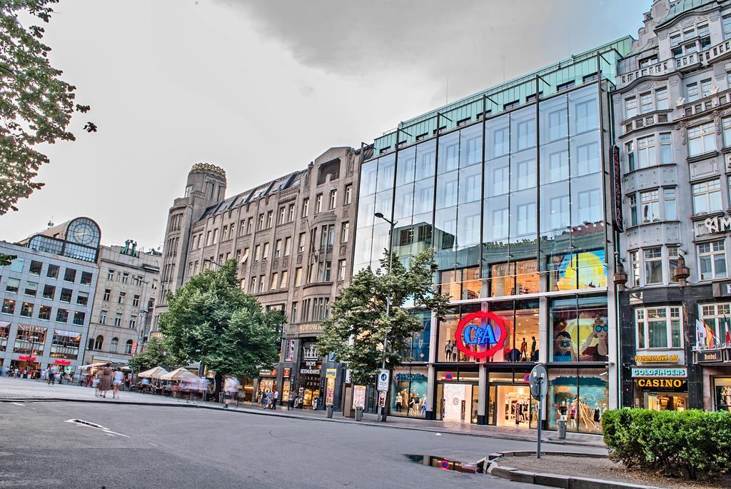Wenceslas Square Terraces Praha Eksteriør bilde