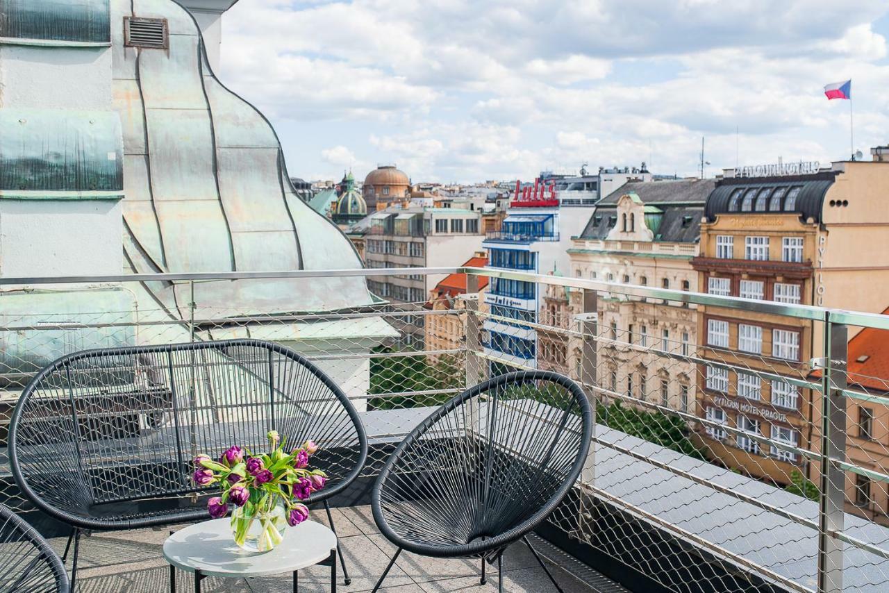 Wenceslas Square Terraces Praha Eksteriør bilde